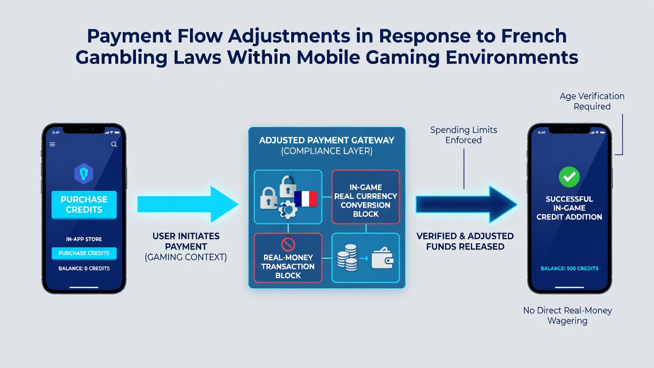 Secure transaction processing in French mobile gaming apps following updated payment regulations